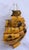 Metal Italian Folk Art Horn and Brass Clipper Ship Model For Sale - Image 7 of 11