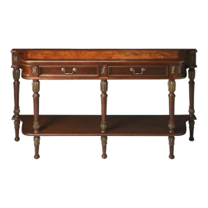 Merrion Console Table, Dark Brown
