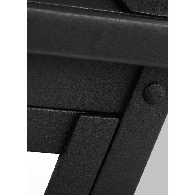 Traditional Chapman & Myers by Visual Comfort Studio Hyannis Large Lantern, Textured Black For Sale - Image 3 of 5