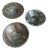 Vintage Modernist Abstract Hand-Thrown Ceramic Bowls, 1990s, Set of 3 For Sale