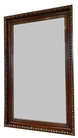 Biedermeier Mirror in Walnut Veneer