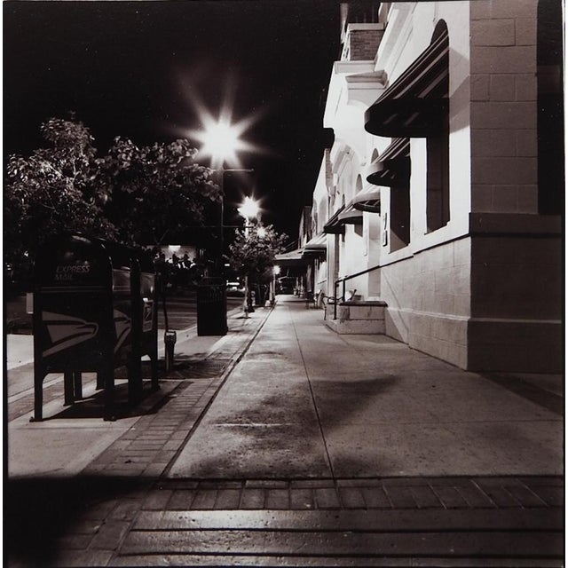 Mid-Century Modern Late 20th Century San Marcos Texas Evening Cityscape Photograph - A Pair For Sale - Image 3 of 3