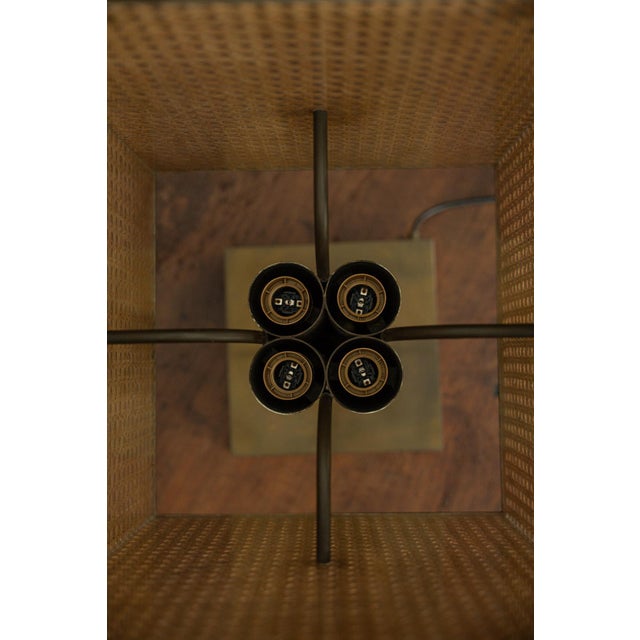 Mid-Century Modern Italian Brass Table Lamp For Sale - Image 3 of 6