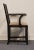 Mid 20th Century Vintage Antique Berkey & Gay Solid Walnut Rustic European Dining Arm Chair For Sale - Image 5 of 10