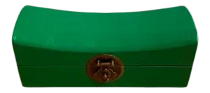 Green Saddle Shape Jewelry Box