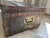 Antique Steamer Trunk in Chevron Canvas from Goyard, France, 1900 For Sale - Image 5 of 18