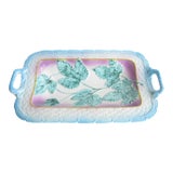 Vintage Ethan Allen Italy Majolica Ceramic Serving Dish / Platter For Sale