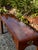 1970s Vintage Pennsylvania House Mahogany Console Sofa Table With Inlaid Top & Three Drawers For Sale - Image 5 of 7