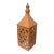 Vintage Moroccan Terracotta Pagoda Lantern With Pierced Lattice Detail For Sale