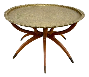 1950s Mid-Century Moroccan Moorish Tray Table
