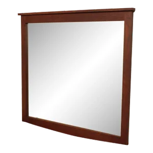 Durham Mission Style Oak Frame Wall Mirror