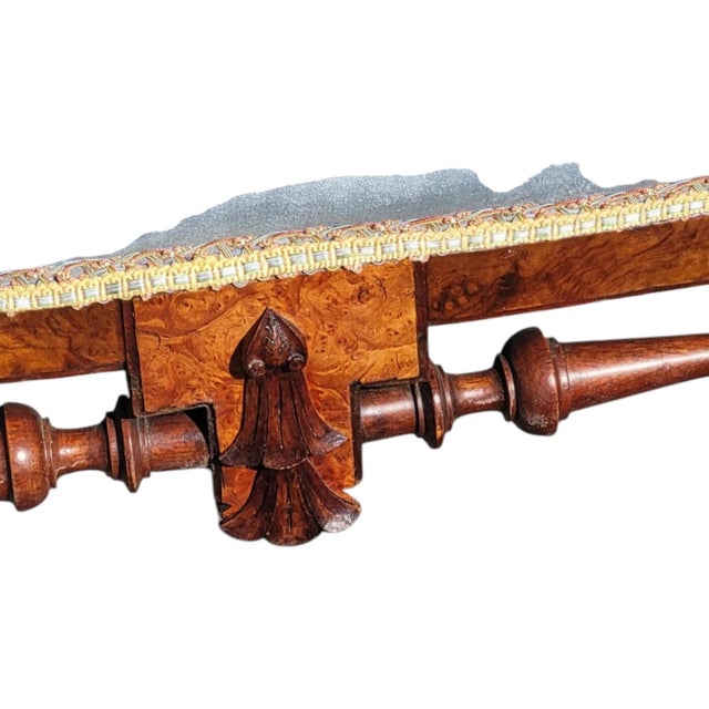 19th Century American Walnut John Jellif Chair Caryatid Figural Arms For Sale - Image 13 of 17