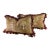Handsome Lee Joffa Tasseled Cotton Print Lumbar Pillows/Pair For Sale