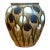 Vintage Handcrafted Polka Dot Ceramic Vase For Sale