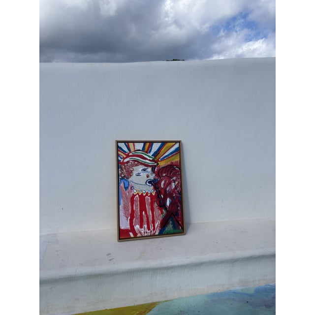 Early 21st Century Alfonso Reyes, Sunshine, Acrylic For Sale - Image 5 of 7