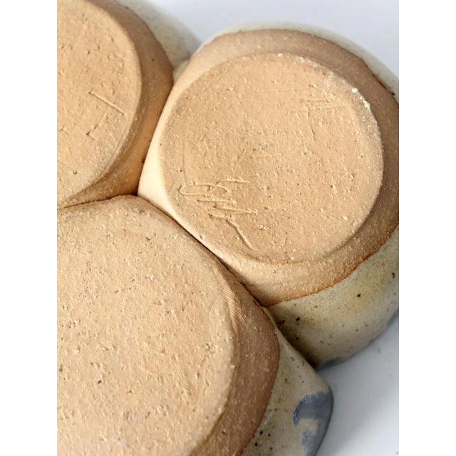 Vintage Studio Pottery Divided Bowl For Sale - Image 10 of 11