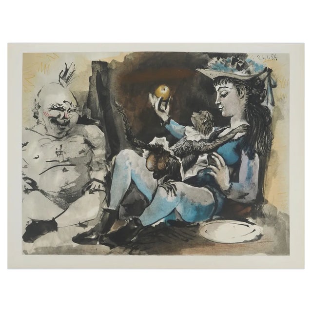 Pablo Picasso, The Woman with the Monkey, Lithograph For Sale