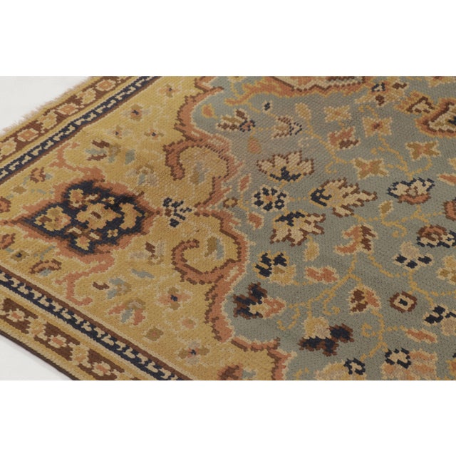 Antique English Orientalist Belle Époque Rug With Ornate Florals - Rug & Kilim For Sale In New York - Image 6 of 10