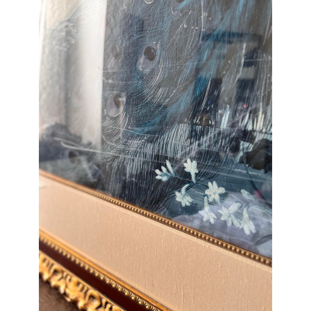 Vintage Oversized Framed Jessie Arms Botke "White Peacock" Print For Sale - Image 12 of 12