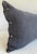 Linen French Linen Lumbar Pillow in Stone Washed Noir Cover For Sale - Image 8 of 10
