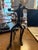 Vintage Mid-Century Brutalist Seated Violinist Metal Sculpture (1960's-1970's) A striking vintage Mid-Century Modern...