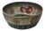 Vintage Oriental Imari Blue Red Birds Medallion Porcelain Bowl Art For Sale