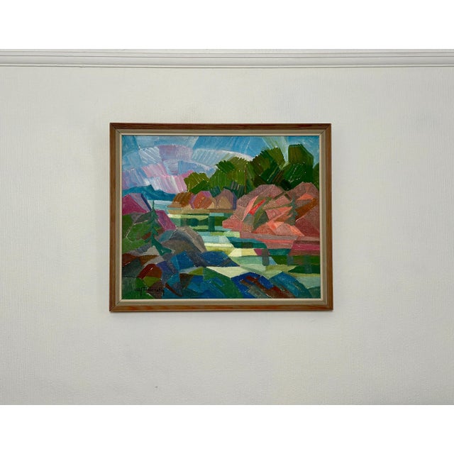 Ulf Tedenstig, Autumn Landscape, 1960s, Oil on Canvas, Framed For Sale - Image 6 of 18