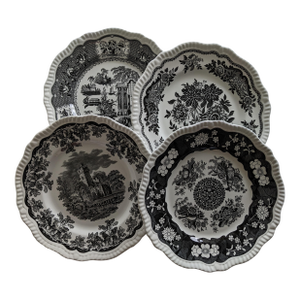 Beautiful Vintage Spode Plates Set of 4 Regency Series Originally Introduced 1825-1848