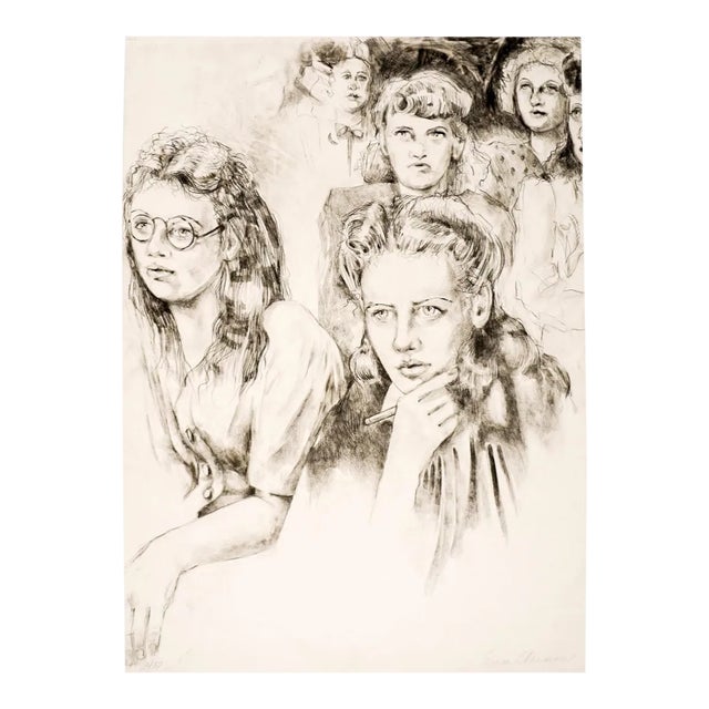 1984 Ann Chernow Hooray for Hollywood Lithograph For Sale