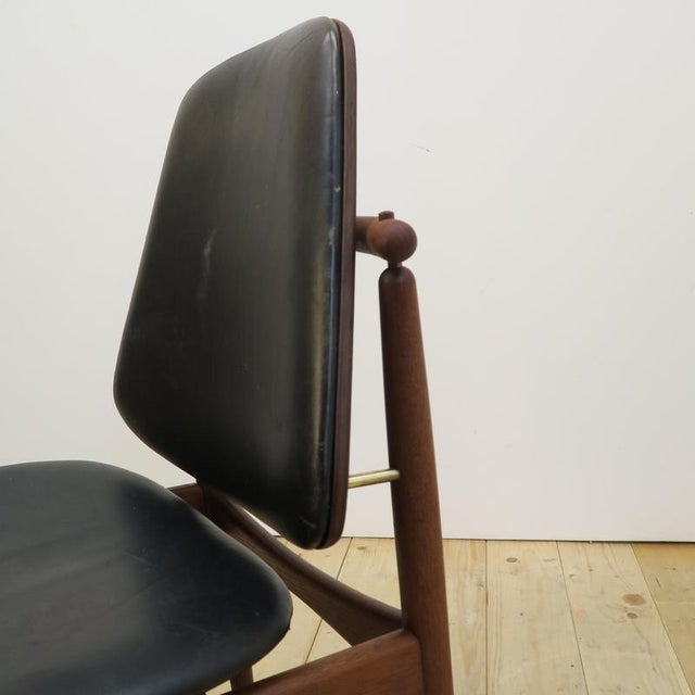 Teak Chair by Arne Hovmand-Olsen, Denmark, 1960s For Sale - Image 4 of 16
