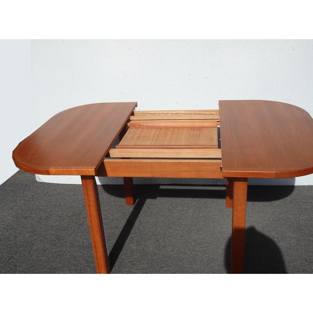 Wood Mid Century Scandinavian Extendable Dining Table by Diethelm Scanstyle D-Scan For Sale - Image 7 of 16
