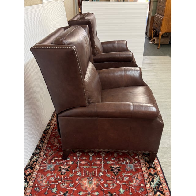 Hancock and Moore Sami Power Recliners, a Pair For Sale - Image 11 of 12