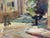 1970s 1970s Oil Painting City Landscape For Sale - Image 5 of 10