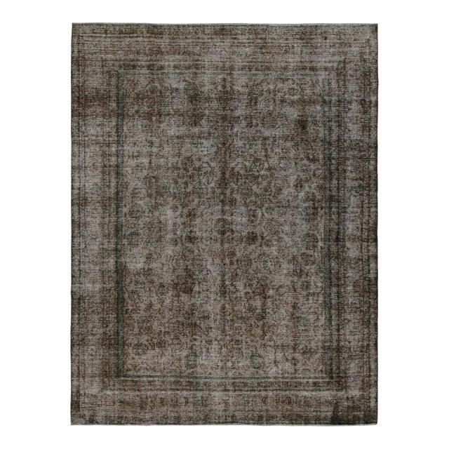 Vintage Persian Rug in Brown and Blue by Rug & Kilim For Sale