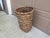 19th-Century French Splint Oak Harvest Basket With Original Weathered Patina For Sale - Image 4 of 13