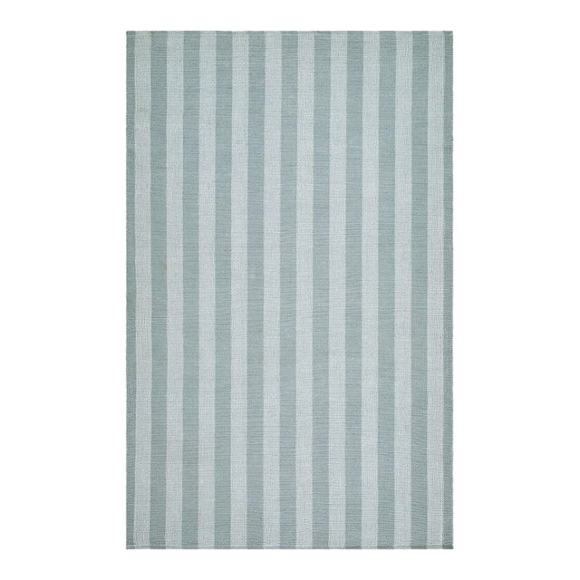 Harbor Handmade Rug Slate Grey 5x8 For Sale