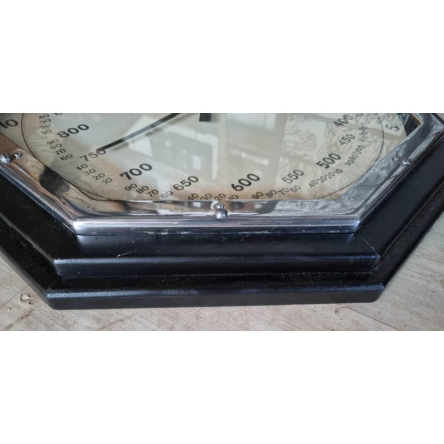 Metal Large Industrial Clock, 1950s For Sale - Image 7 of 9