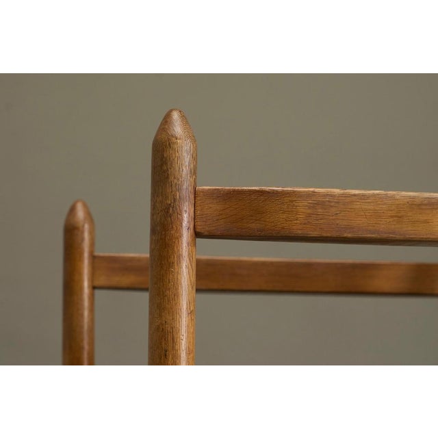 Vintage French Lounge Chairs in Oak, 1950s, Set of 2 For Sale - Image 13 of 17