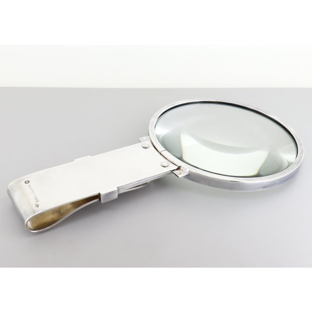 Hermès Paris Ravinet d'Enfert Deco Style Sterling Silver Buckle Magnifying Glass For Sale - Image 14 of 18