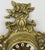 Vintage French style Wall Clock in Brass For Sale - Image 4 of 12