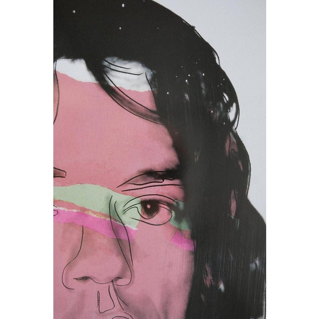 Mick Jagger Poster by Andy Warhol For Sale - Image 4 of 6
