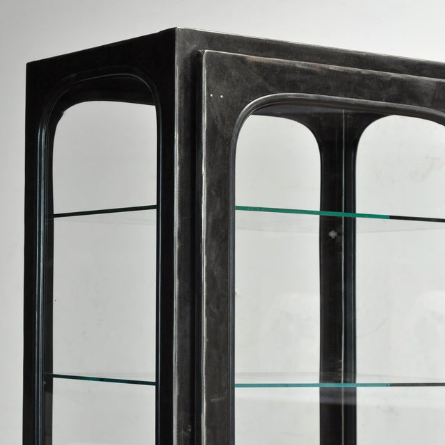 1970s Vintage Medical Cabinet with Glass, 1970s For Sale - Image 5 of 10