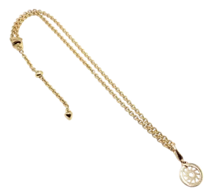 Bulgari Yellow Gold Tondo Sun Pendant Necklace