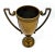 Mid-Century Brass Trophy Cup – Arlen Trophy Co., Brooklyn Ny – Double-Handled Laurel Urn – Mid-Century / Neoclassical Revival For Sale - Image 9 of 13
