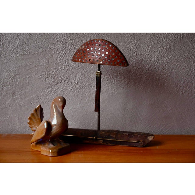 Vintage Wooden Lark Mirror, 1920s For Sale - Image 12 of 13