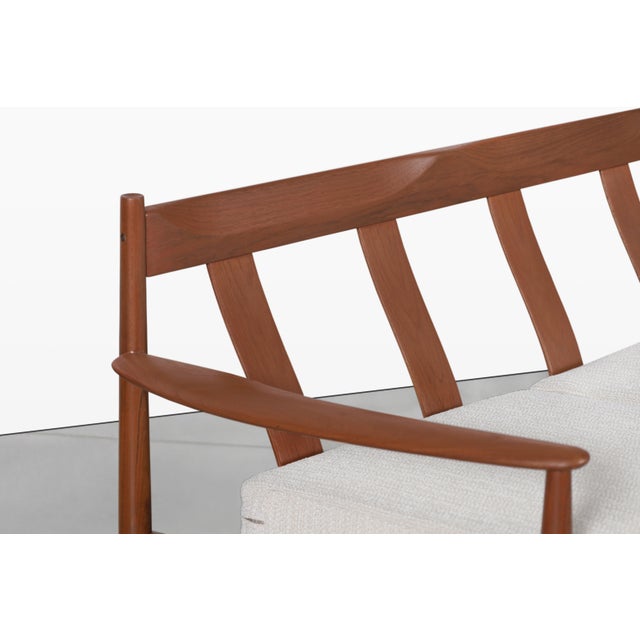 Danish Modern Teak Sofa by Grete Jalk for France and Son, 1960s For Sale - Image 9 of 14