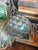 Antique Japanese Glass Fishing Floats – Hand‑Blown Green Glass With Rope Netting For Sale - Image 4 of 6
