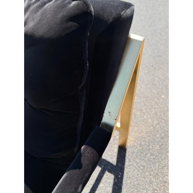 Worlds Away Worlds Away Cameron G Flat Bar Lounge Chair Pair For Sale - Image 4 of 10