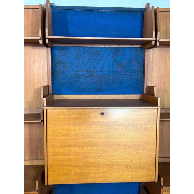 1950s MidCentury Modern Modular Wood Bookcase Chairish