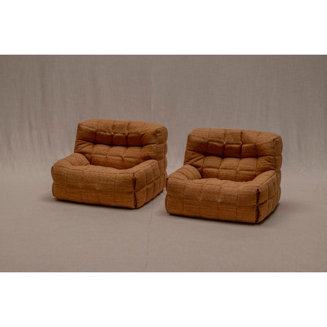 Kashima Easy Chairs by Michel Ducaroy for Ligne Roset, 1973, Set of 2 For Sale - Image 14 of 16